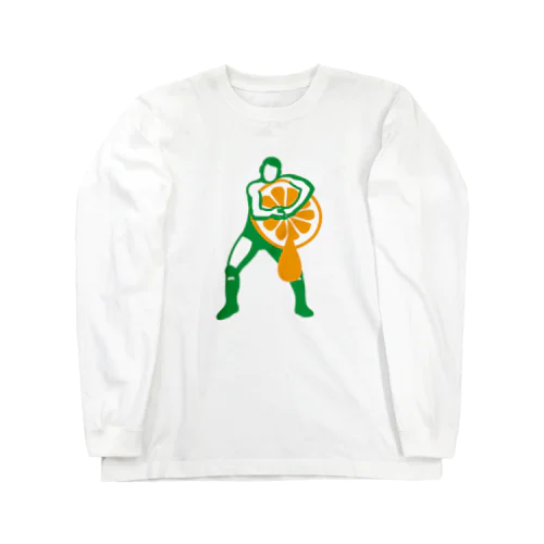 ヘッドロックみかん搾り Long Sleeve T-Shirt
