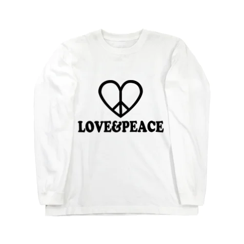 ラブ＆ピース Long Sleeve T-Shirt