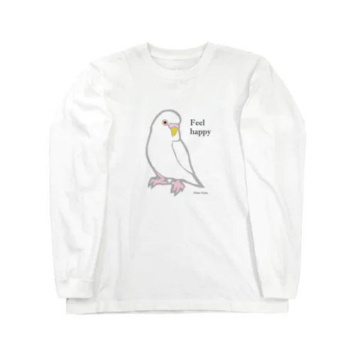 ハッピーインコ・セキセイアルビノ Long Sleeve T-Shirt