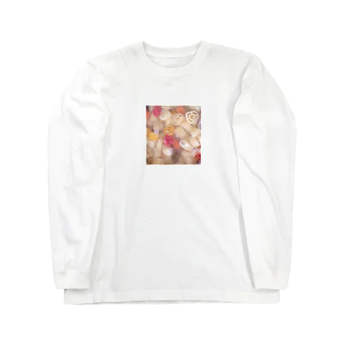 ハートのマカロ二 Long Sleeve T-Shirt