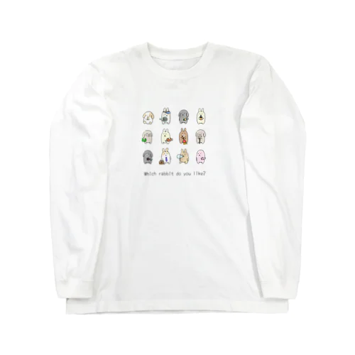 Which rabbit do you like?① Long Sleeve T-Shirt