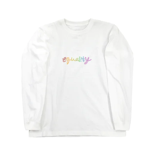 equality ロングスリーブTシャツ