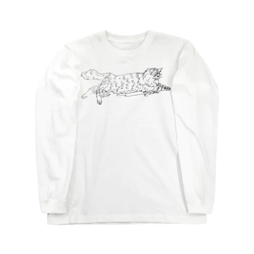 みつめるお猫様 Long Sleeve T-Shirt