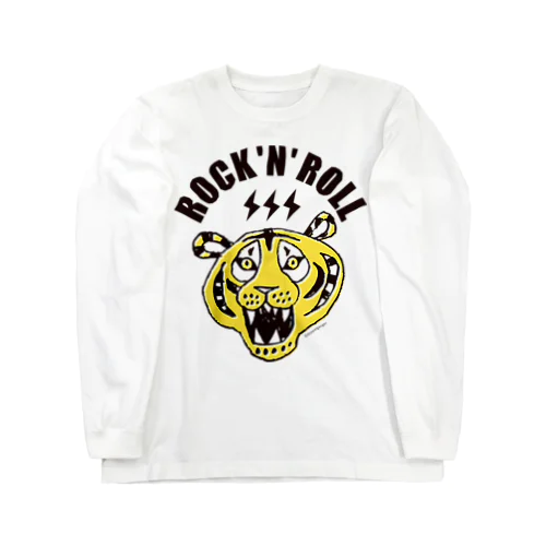 寅年 ROCK'N'ROLL TIGER タイガー／トラ／虎／ 롱 슬리브 티셔츠