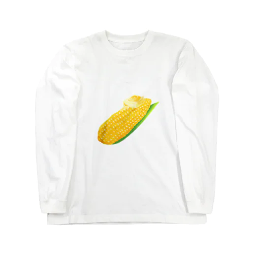 とうもろこしバター Long Sleeve T-Shirt