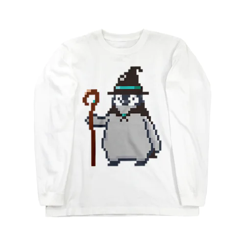 ドット絵ペンギン(魔法使いVer.) Long Sleeve T-Shirt