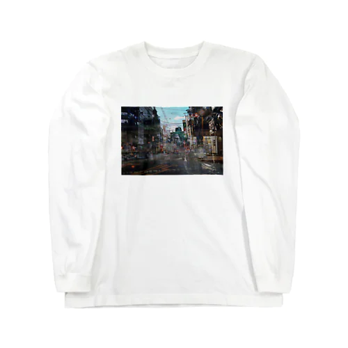 東京 昼と夜 Long Sleeve T-Shirt