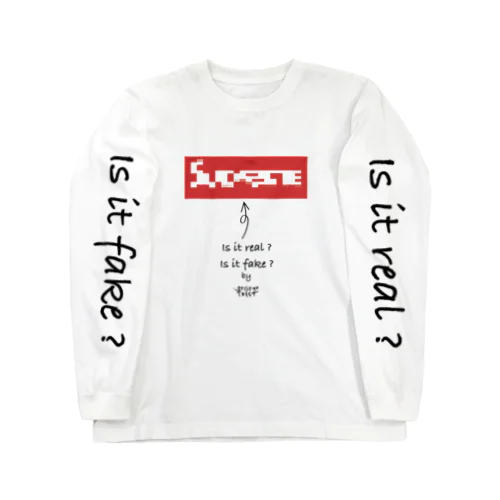 Is it real ? Is it fake ? Long Sleeve T-Shirt