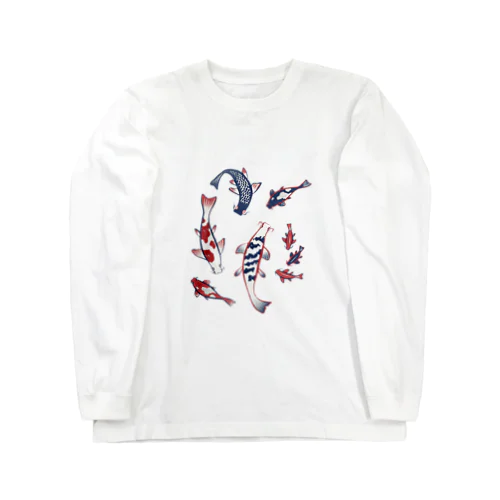 【日本レトロ#12】鯉  Long Sleeve T-Shirt