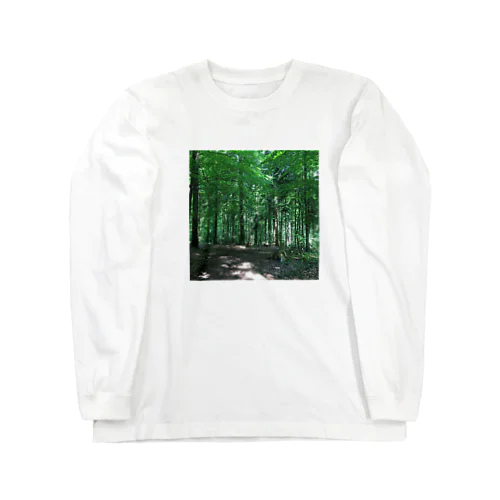 eco 黒い森のなか Long Sleeve T-Shirt