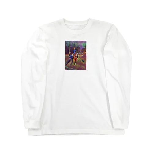 犬みたいな猿Tシャツ Long Sleeve T-Shirt