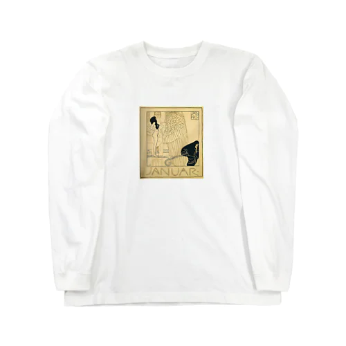 グスタフ・クリムト / 1901 /Januar / Gustav Klimt Long Sleeve T-Shirt