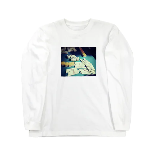 捲りトップ Long Sleeve T-Shirt