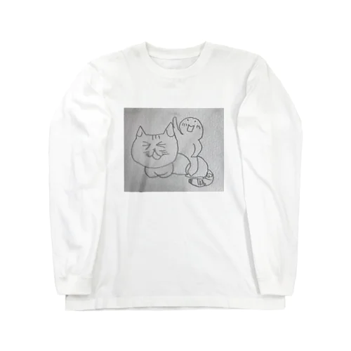 ミャーコとくにゃくにゃ人間 Long Sleeve T-Shirt