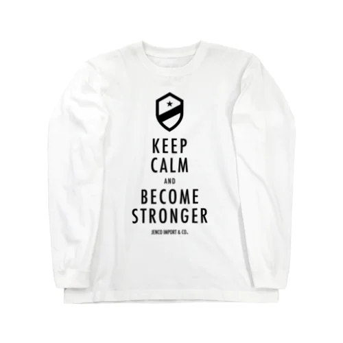 JENCO -KEEP CALM BECOME STRONGER ロングスリーブTシャツ