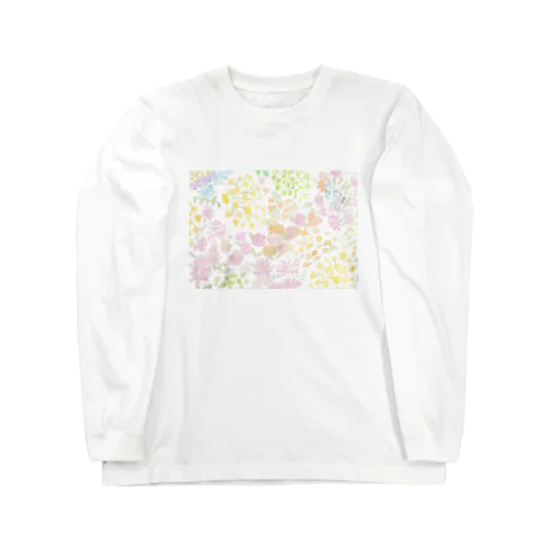 flower(淡) ロングスリーブTシャツ