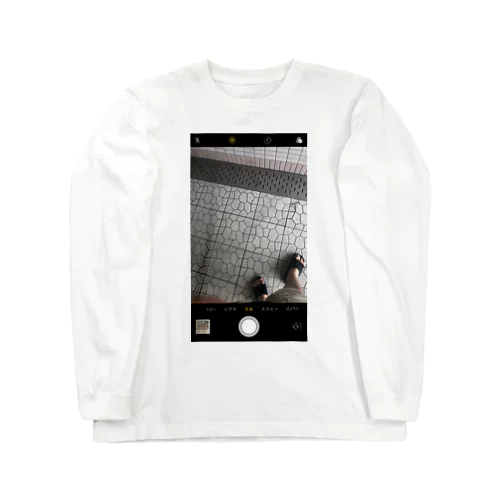 写真、足元 Long Sleeve T-Shirt