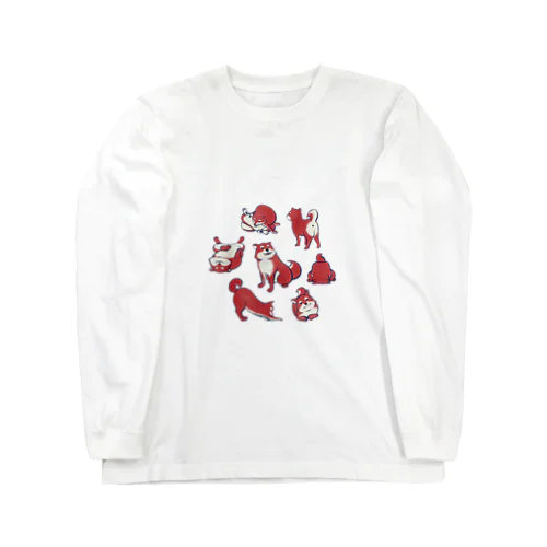 【日本レトロ#18】柴犬 Long Sleeve T-Shirt