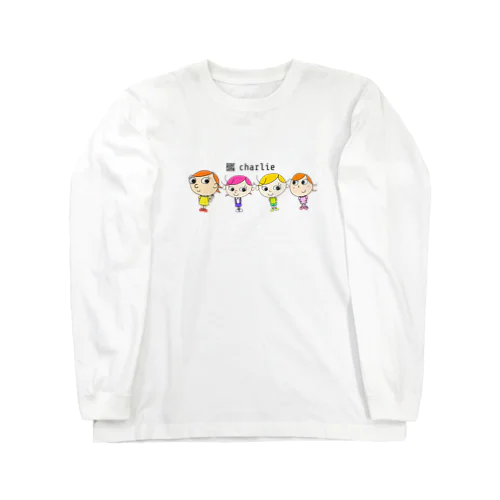 charlie family  QR Long Sleeve T-Shirt