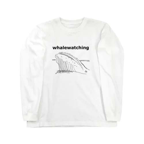 whalewatching ロングスリーブTシャツ