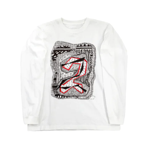 kw_03b_縄文 Long Sleeve T-Shirt