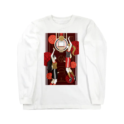 Basketball girls（remake） Long Sleeve T-Shirt