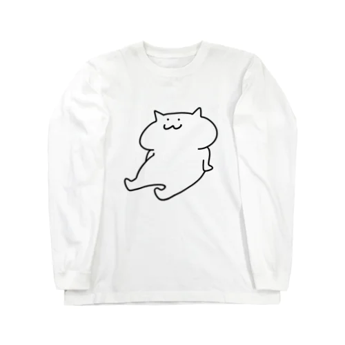 太ったあのねこ ロングスリーブTシャツ