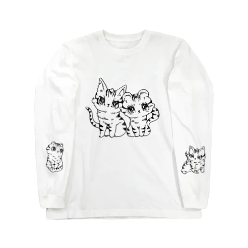 ミランヤマト２ショットかわいい Long Sleeve T-Shirt