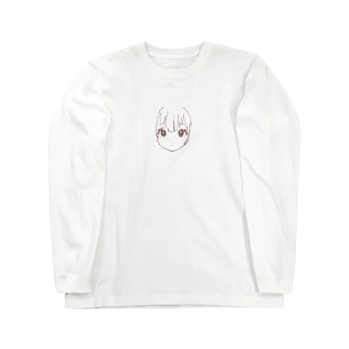 顔ちゃん Long Sleeve T-Shirt