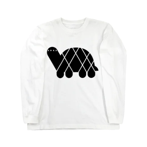 ANIMALシリーズ　かめ Long Sleeve T-Shirt