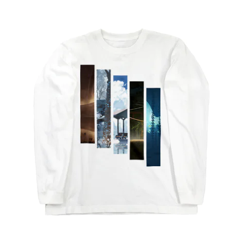 五列風景 ロングスリーブTシャツ