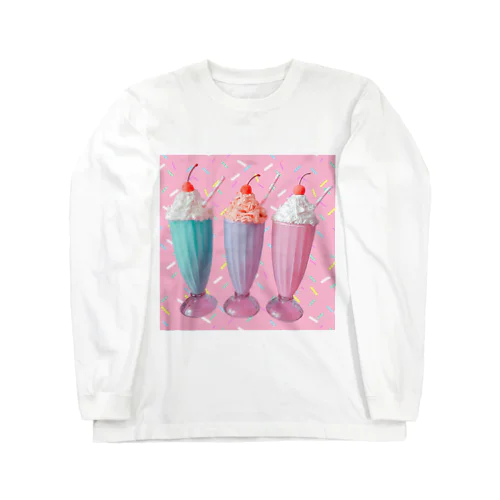 ミルクシェイク スプリンクル Long Sleeve T-Shirt