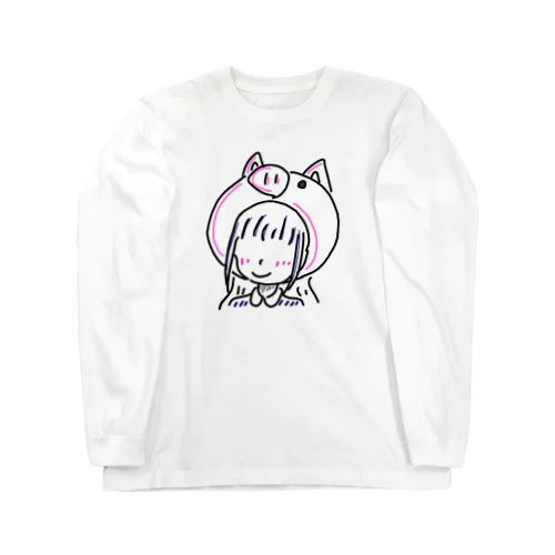 陰キャの推しメン服 Long Sleeve T-Shirt