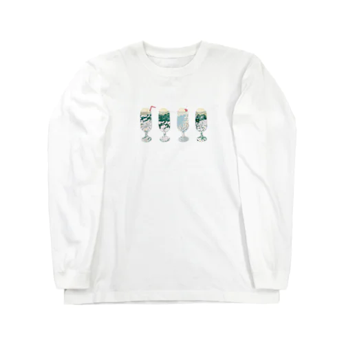 春と夏のクリームソーダ Long Sleeve T-Shirt