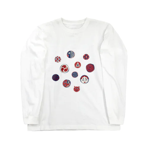  【日本レトロ#24】おはじき Long Sleeve T-Shirt