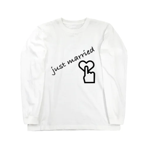 just married ロングスリーブTシャツ