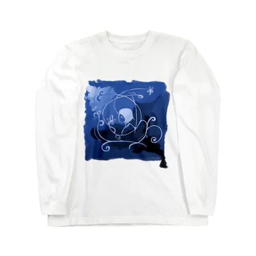 青い少女 Long Sleeve T-Shirt