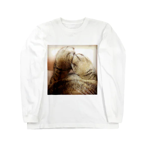 猫 チョコの手 Long Sleeve T-Shirt