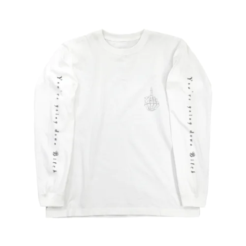 くたばれビッチ Long Sleeve T-Shirt