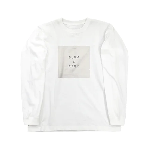 slow & easy ロングスリーブTシャツ