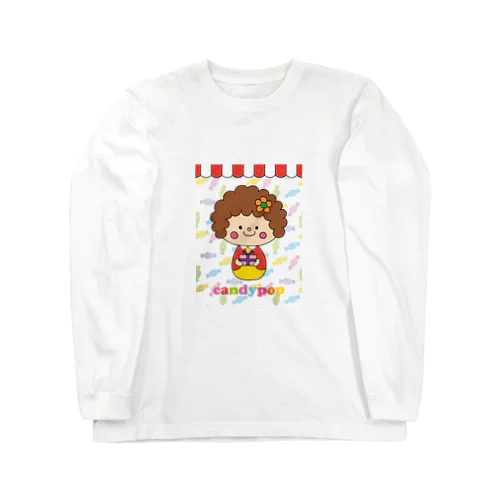 zakkashop candypop のcandyちゃん ロングスリーブTシャツ