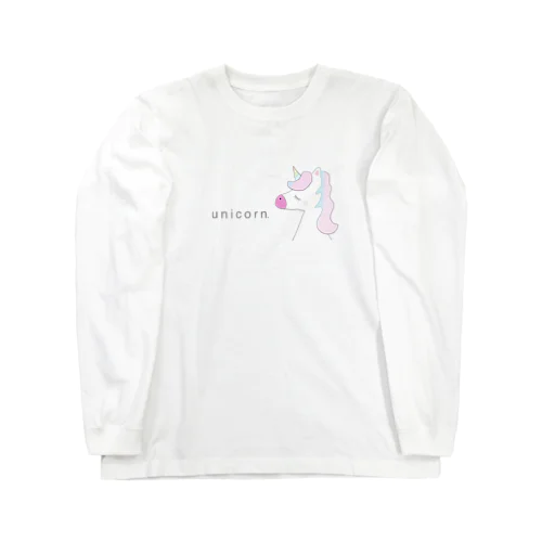 ゆめかわ ユニコーン Long Sleeve T-Shirt