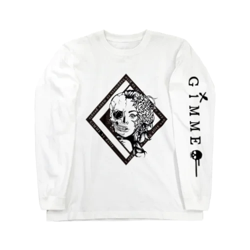 GiMME / Half Skull LongSleeve T-shirts Long Sleeve T-Shirt