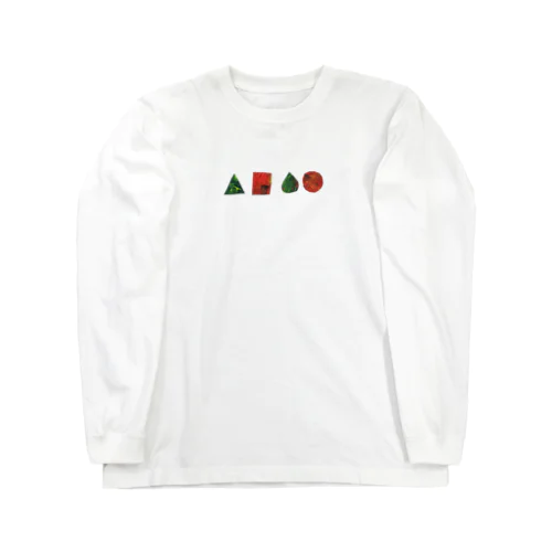 絵の具の 図形 Long Sleeve T-Shirt