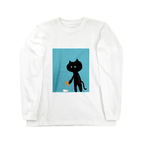 続・くろねこくん。 ロングスリーブTシャツ