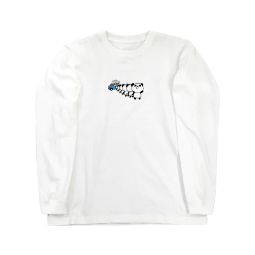 行列パンダ Long Sleeve T-Shirt