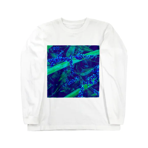 犬蓼BLUE Long Sleeve T-Shirt