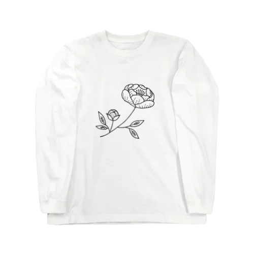 芍薬 Long Sleeve T-Shirt