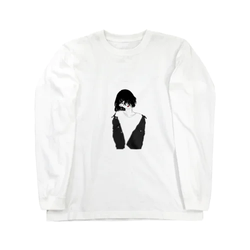 黒髪ボブ Long Sleeve T-Shirt