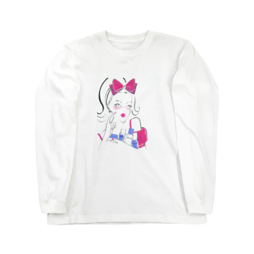 ツルツルになったかも！ Long Sleeve T-Shirt